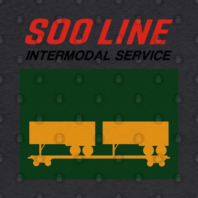 Soo Line Intermodal Trailer Train by Turboglyde